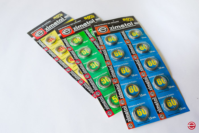 Soldadura alámbrica en blisters